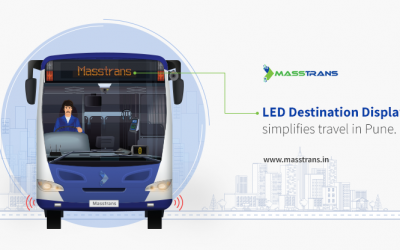 LED bus destination display system simplifies travel in Pune.