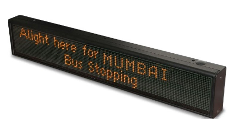 Passenger Information System informative sign boards