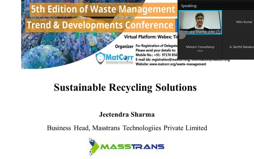 5th Edition of Waste Management Technology Trend & Developments Conference