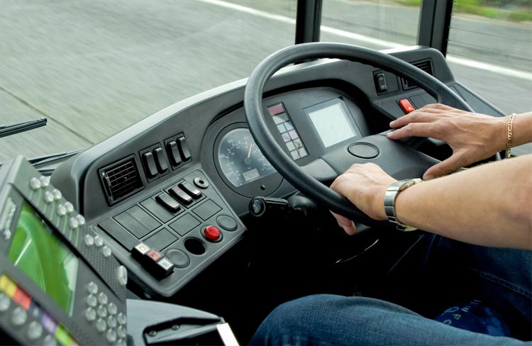 advanced-driver-assistance system in bus